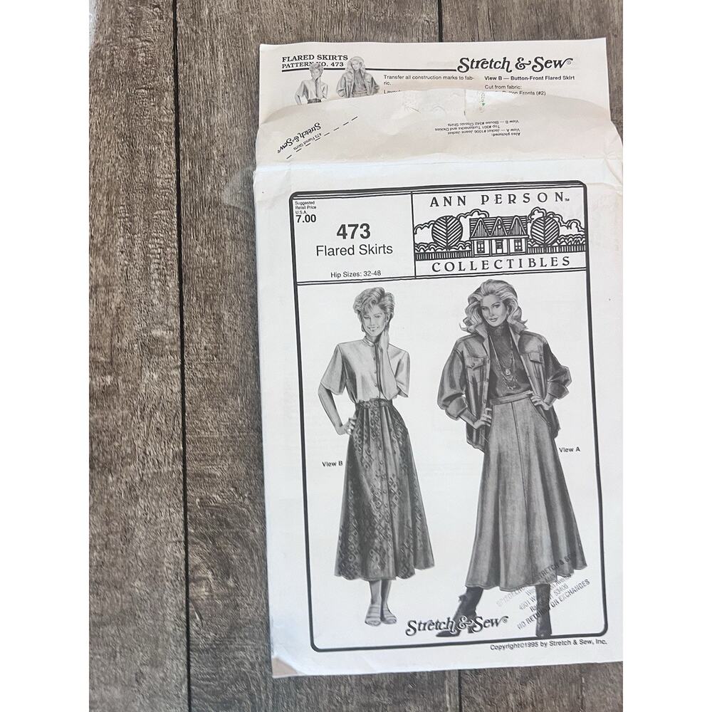 Lot Of 6 Vintage Ann Person Collectibles & Great Clips Sewing Patterns - Picture 2 of 13